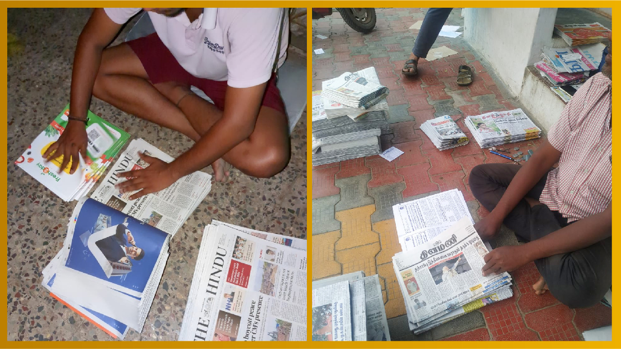 Newspaper insert advertising